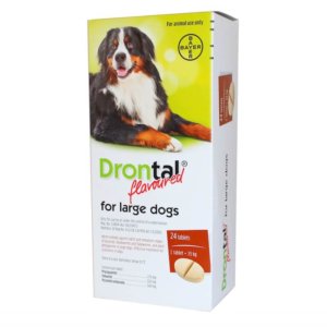 Box image for Drontal flavoured tablets for large dogs