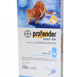 Image of box for Profender Spot-on for Medium Cats over 2.5kg and up to 5.0kg