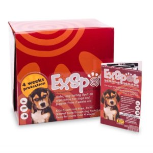 Image of box for ExSpot Flea Treatment for Dogs