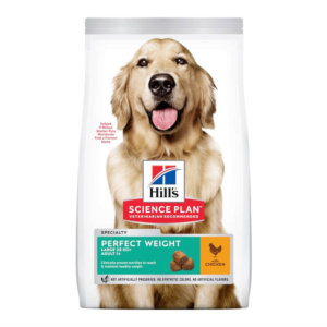 Bag image for Hills Science Plan dry food for dogs - perfect weight for large breeds, chicken flavour