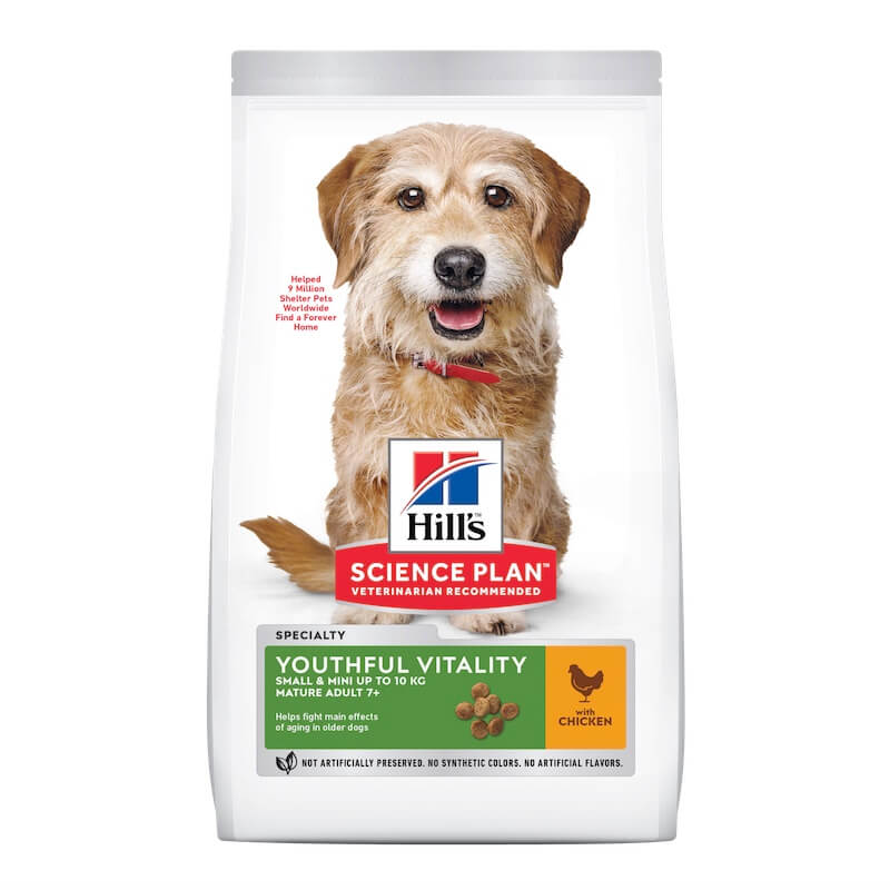 Hills pack for youthful vitality dry food for medium breed dogs older than 7 years