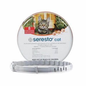 Image for Tin with Seresto Cat Tick and Flea collar