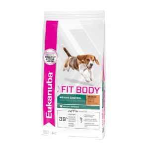Bag image for Eukanuba Fit Body dry food for medium breed dogs